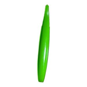 Tupperware Vintage 885-2 Green Lettuce Corer Gadget Serrated Plastic Knife